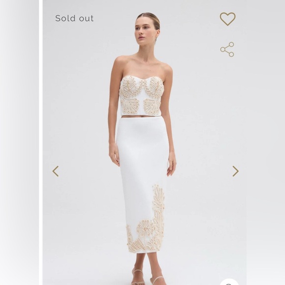 SET PatBO Dune Knit SET TOP 4 SKIRT 2 - Picture 2 of 14